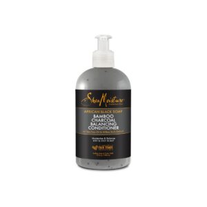 Shea moisture african black soap bamboo charcoal balancing conditioner 13oz